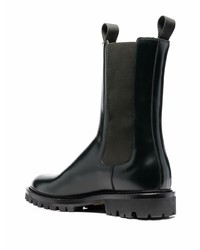 Мужские темно-зеленые кожаные ботинки челси от Scarosso