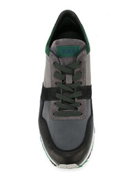 Мужские темно-зеленые кожаные кеды от Tod's