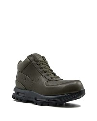 Мужские темно-зеленые кожаные рабочие ботинки от Nike