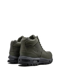 Мужские темно-зеленые кожаные рабочие ботинки от Nike