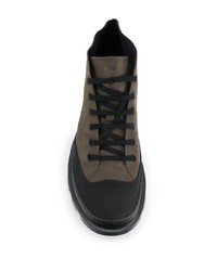 Мужские темно-зеленые кожаные рабочие ботинки от Camper