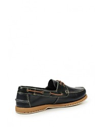 Темно-зеленые кожаные топсайдеры от Storm