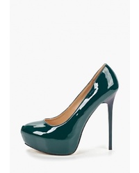 Темно-зеленые кожаные туфли от Lino Marano
