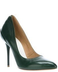 Темно-зеленые кожаные туфли от Maison Martin Margiela
