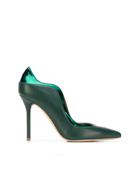 Темно-зеленые кожаные туфли от Malone Souliers
