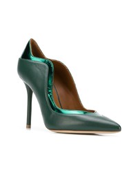 Темно-зеленые кожаные туфли от Malone Souliers