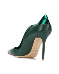 Темно-зеленые кожаные туфли от Malone Souliers
