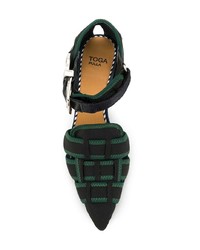 Темно-зеленые кожаные туфли от Toga Pulla