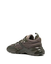 Мужские темно-зеленые кроссовки от Valentino Garavani