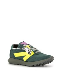 Мужские темно-зеленые кроссовки от Off-White
