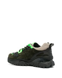 Мужские темно-зеленые кроссовки от RZ studio