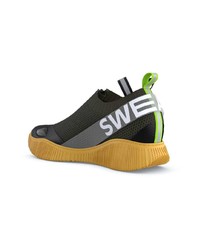 Мужские темно-зеленые кроссовки от Swear