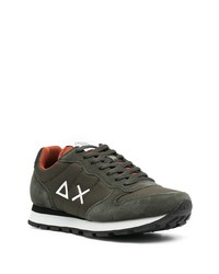 Мужские темно-зеленые кроссовки от Sun 68