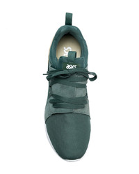 Мужские темно-зеленые кроссовки от Asics