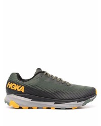 Мужские темно-зеленые кроссовки от Hoka One One