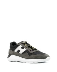 Мужские темно-зеленые кроссовки от Hogan