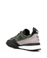 Мужские темно-зеленые кроссовки от DSQUARED2