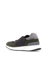 Мужские темно-зеленые кроссовки от Z Zegna