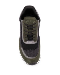 Мужские темно-зеленые кроссовки от Z Zegna