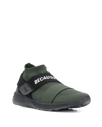 Мужские темно-зеленые кроссовки от ECOALF