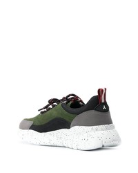 Мужские темно-зеленые кроссовки от Bally