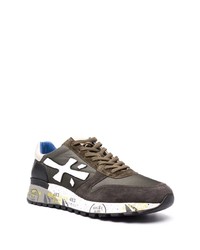 Мужские темно-зеленые кроссовки от Premiata