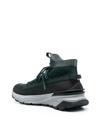 Мужские темно-зеленые кроссовки от Moncler