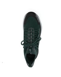 Мужские темно-зеленые кроссовки от Moncler