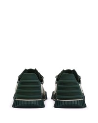 Мужские темно-зеленые кроссовки от Dolce & Gabbana