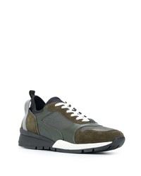 Мужские темно-зеленые кроссовки от DSQUARED2