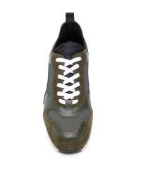 Мужские темно-зеленые кроссовки от DSQUARED2