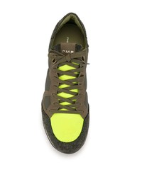 Мужские темно-зеленые кроссовки от Philippe Model Paris