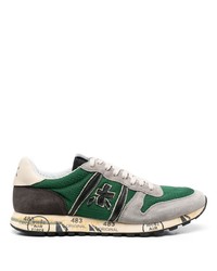 Мужские темно-зеленые кроссовки от Premiata