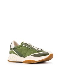 Мужские темно-зеленые кроссовки от Jimmy Choo