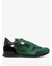 Мужские темно-зеленые кроссовки от Valentino