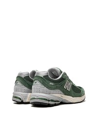 Мужские темно-зеленые низкие кеды от New Balance