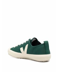 Мужские темно-зеленые низкие кеды от Veja
