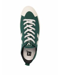 Мужские темно-зеленые низкие кеды от Veja