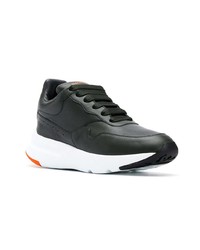 Мужские темно-зеленые низкие кеды от Alexander McQueen