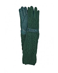 Женские темно-зеленые перчатки от Labbra