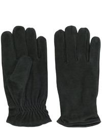 Мужские темно-зеленые перчатки от Lardini