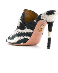 Темно-зеленые сабо от Aquazzura