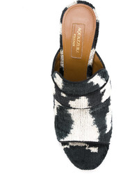 Темно-зеленые сабо от Aquazzura