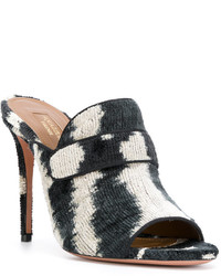 Темно-зеленые сабо от Aquazzura