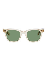 Мужские темно-зеленые солнцезащитные очки от Garrett Leight