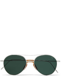 Мужские темно-зеленые солнцезащитные очки