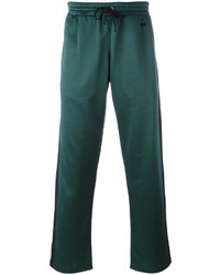 Мужские темно-зеленые спортивные штаны от AMI Alexandre Mattiussi