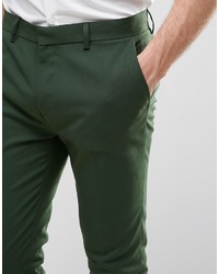 Мужские темно-зеленые спортивные штаны от Asos