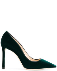 Темно-зеленые туфли от Jimmy Choo