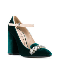 Темно-зеленые туфли от N°21